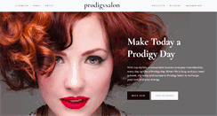 Desktop Screenshot of myprodigysalon.com